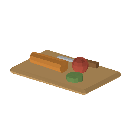Low-poly Interiors 3D model: Veg Cutting Board