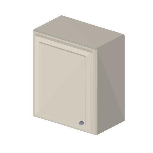 Low-poly Interiors 3D model: Wall Cabinet Door