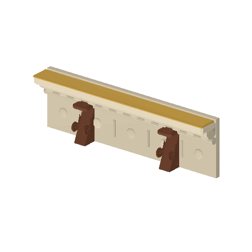 Low-poly Interiors 3D model: Wall Crown Corbel