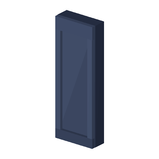 Low-poly Interiors 3D model: Wall Panel Slate