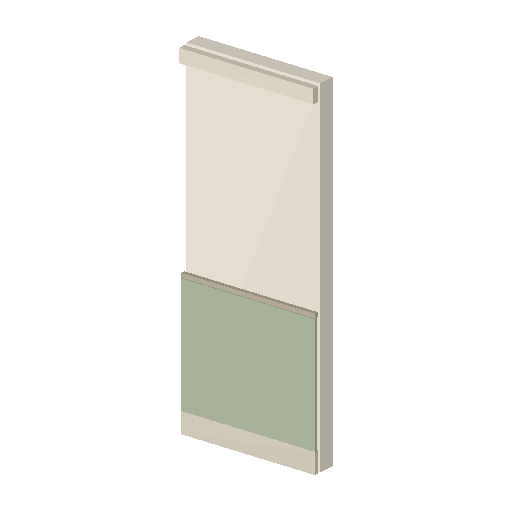 Low-poly Interiors 3D model: Wall Plain
