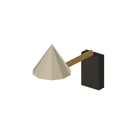Low-poly Interiors 3D model: Wall Sconce