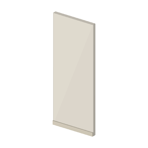 Low-poly Interiors 3D model: Wall Segment