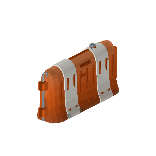 Low-poly Props 3D model: Water Filled Barrier