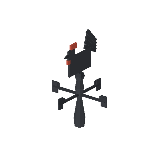 Low-poly Theme-Special 3D model: Weathervane