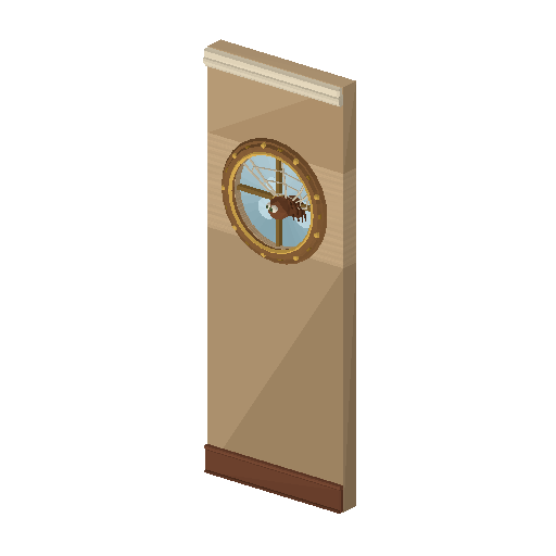 Low-poly Interiors 3D model: Window Oculus