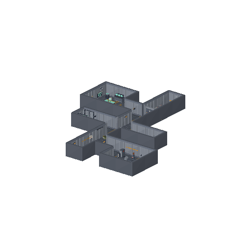 Low-poly 3D asset pack: Bunker Facility Kit