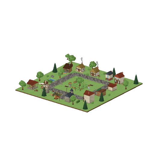 Cozy Village demo world